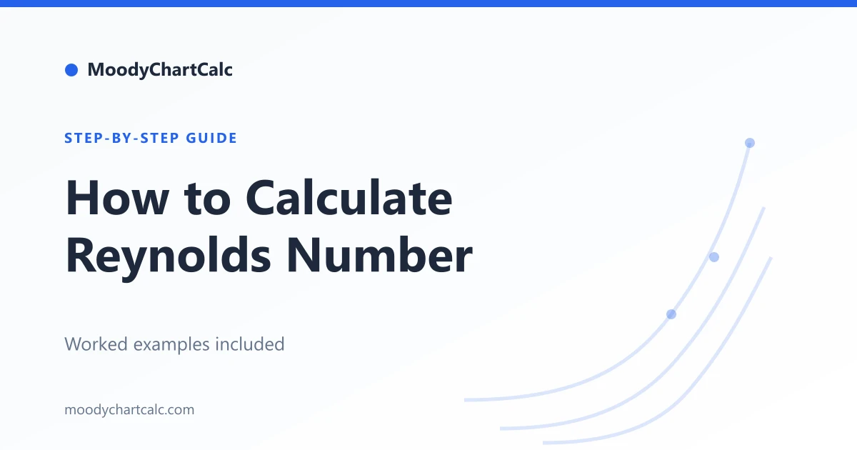 How to Calculate Reynolds Number — MoodyChartCalc