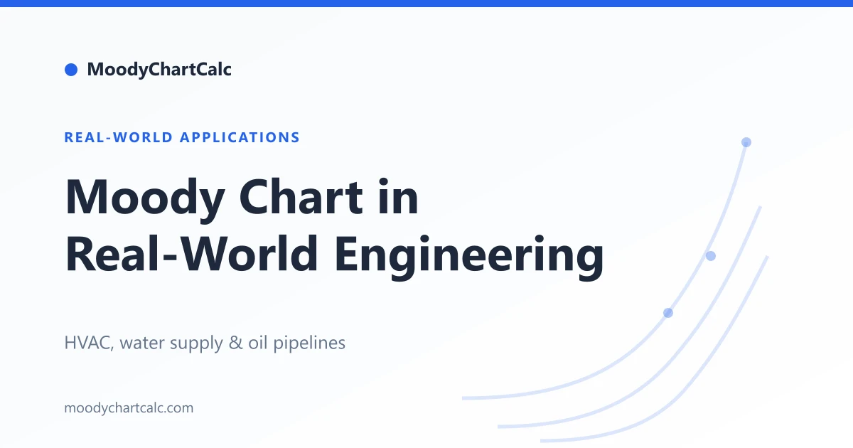 Moody Chart in Real-World Engineering — MoodyChartCalc